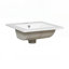 Charmant meuble-lavabo de style français simple avec lavabo intégré et rangement spacieux, parfait pour les petites salles de bain