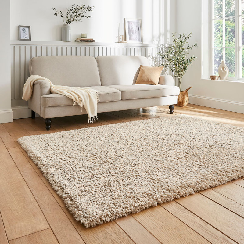 Alvery area rug Machine Woven Beige, Square 11.5 x 11.5cm