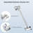 Shower Head Bundle: 10 Inch Rainfall & Handheld With 11 Arm, 6 Settings, Leak Design, Corrosion Stainless Steel, Wall Mounted Square 10" Kit: High 11" Extension Modes, Self-cleaning, Leak Proof,-117060398