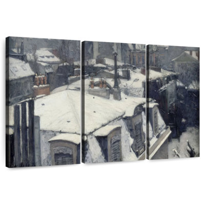 Toits enneigés à Paris
