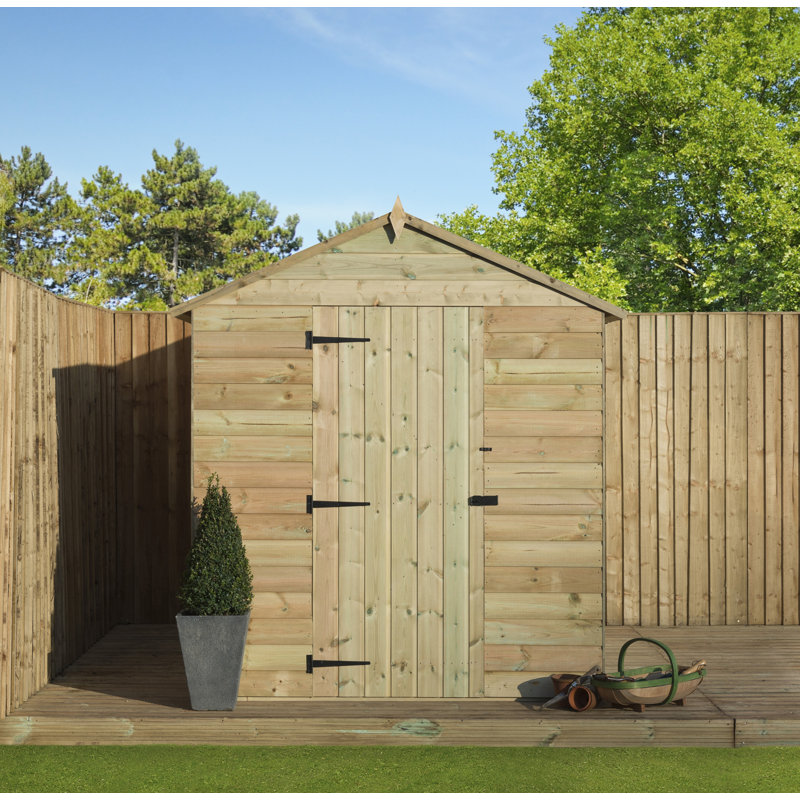 Premier Apex Shiplap Wooden Shed, 5ft. W x 6ft. D