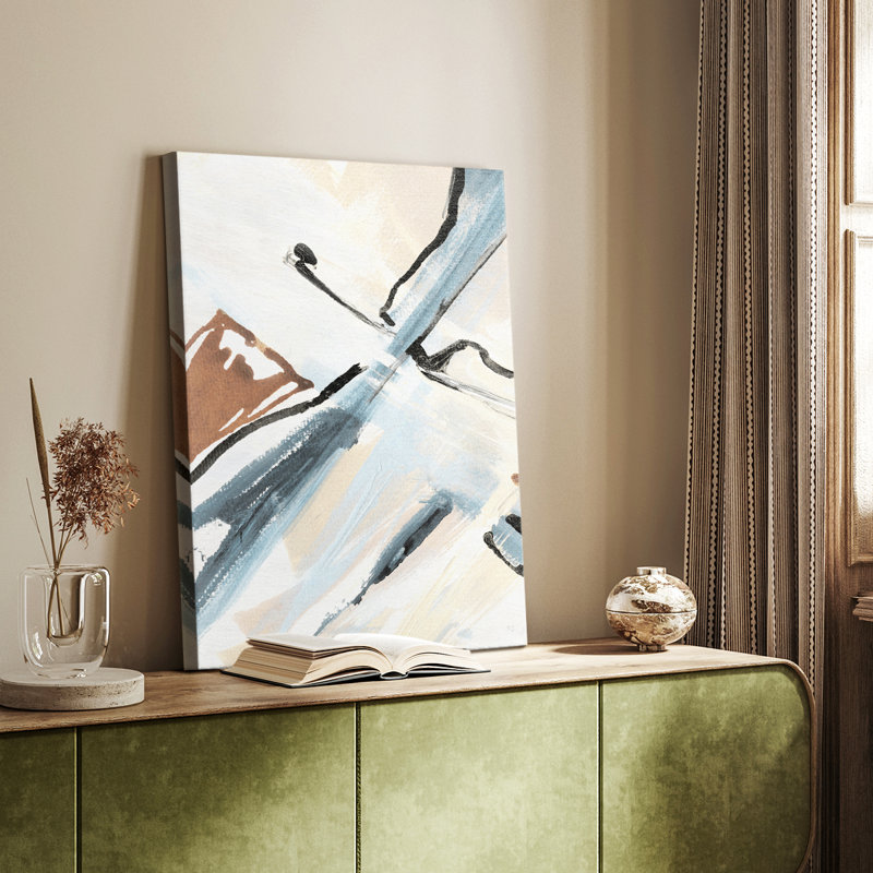 Dancing Wind Revisit I -Custom Wrapped Gallery Cavas, 18" H x 12" W