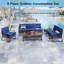 Clarysville 6 - Person Patio Conversation Set with Cushions
