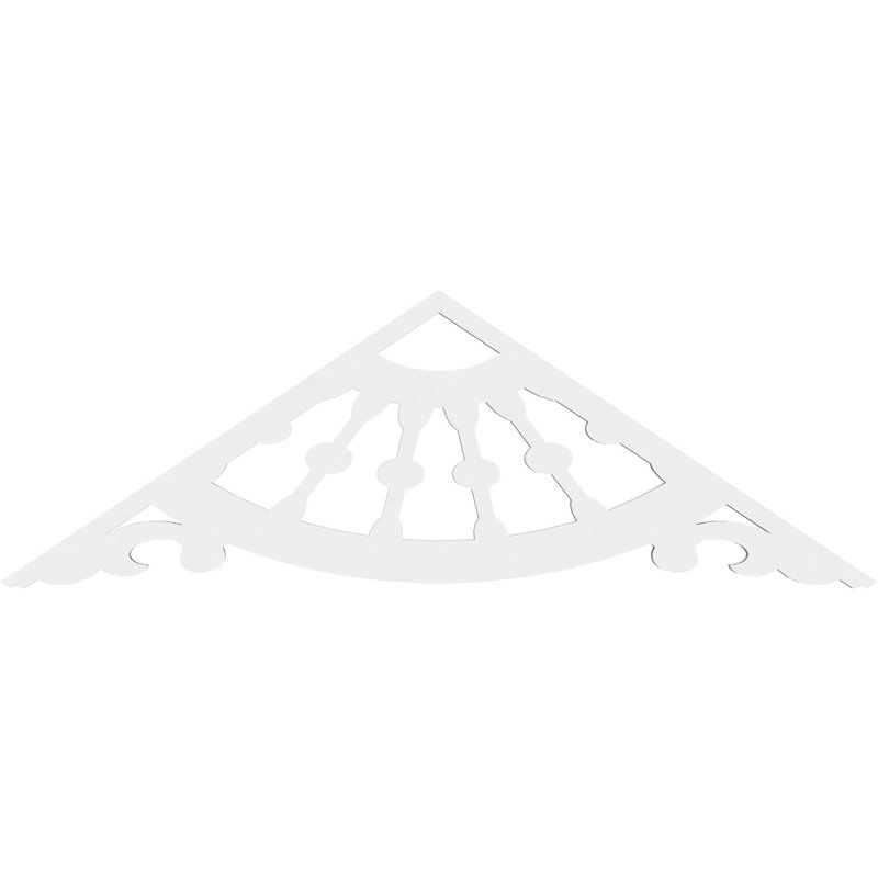 Roue de chariot à pignon en PVC de qualité architecturale (4/12), H 6 po x l 36 po x P 1 po