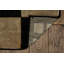 Tapis géométrique noir / crème Carina-22960324