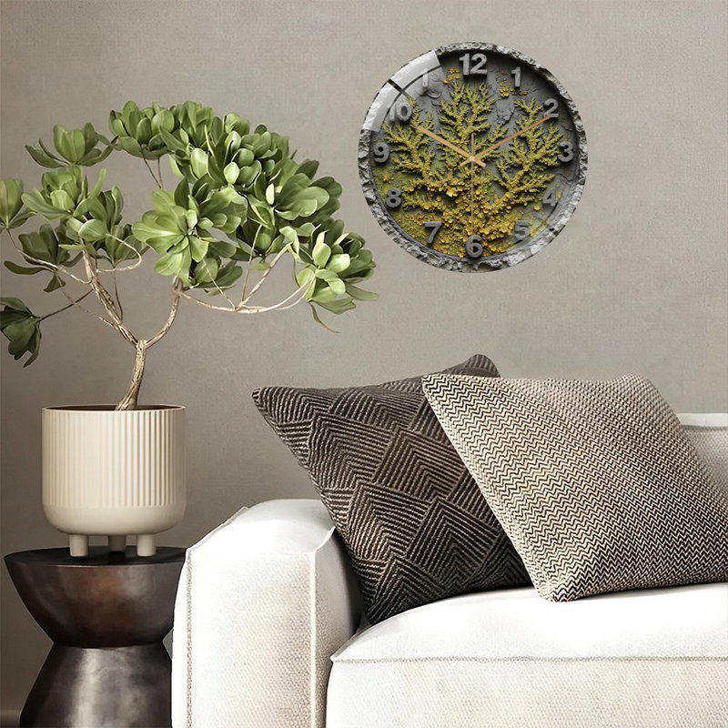 Horloge murale en pierre 12 po