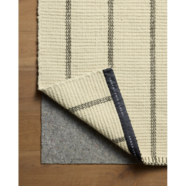 Amber Lewis x Loloi Harlan Ivory / Charcoal Area Rug