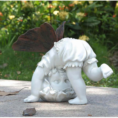 Tumbling Baby Fairy Statue