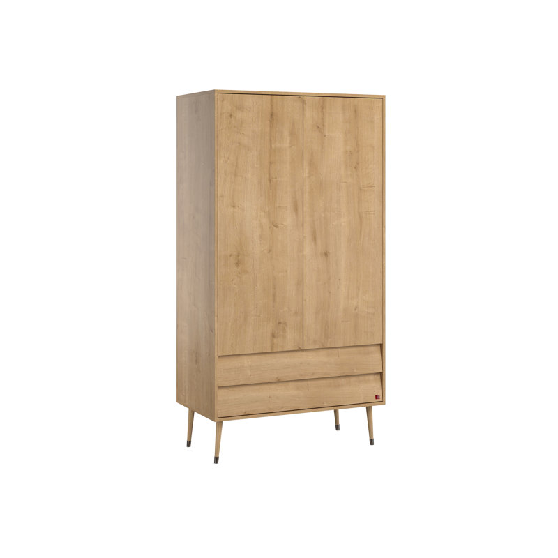 Jaquelin 2 Door Wardrobe, Oak