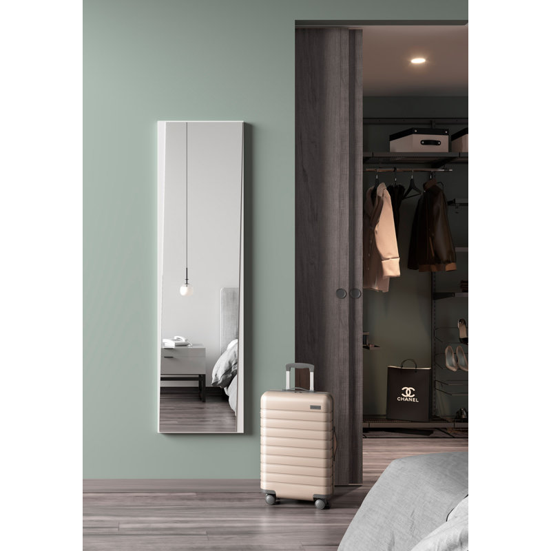 Breagh Wall Mirror, White