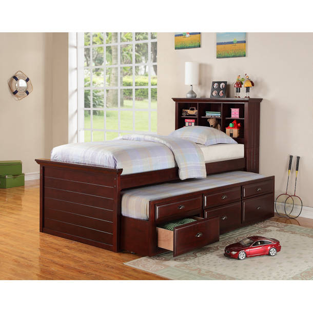 Darby Home Co Smotherman Solid Wood Daybed with Trundle & Reviews | Wayfair