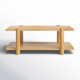 Hepburn 2 Shelf Wood Coffee Table