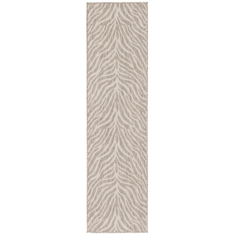 Outdoor Joyous Area Rug Stone Color, Runner 2' x 7'10"