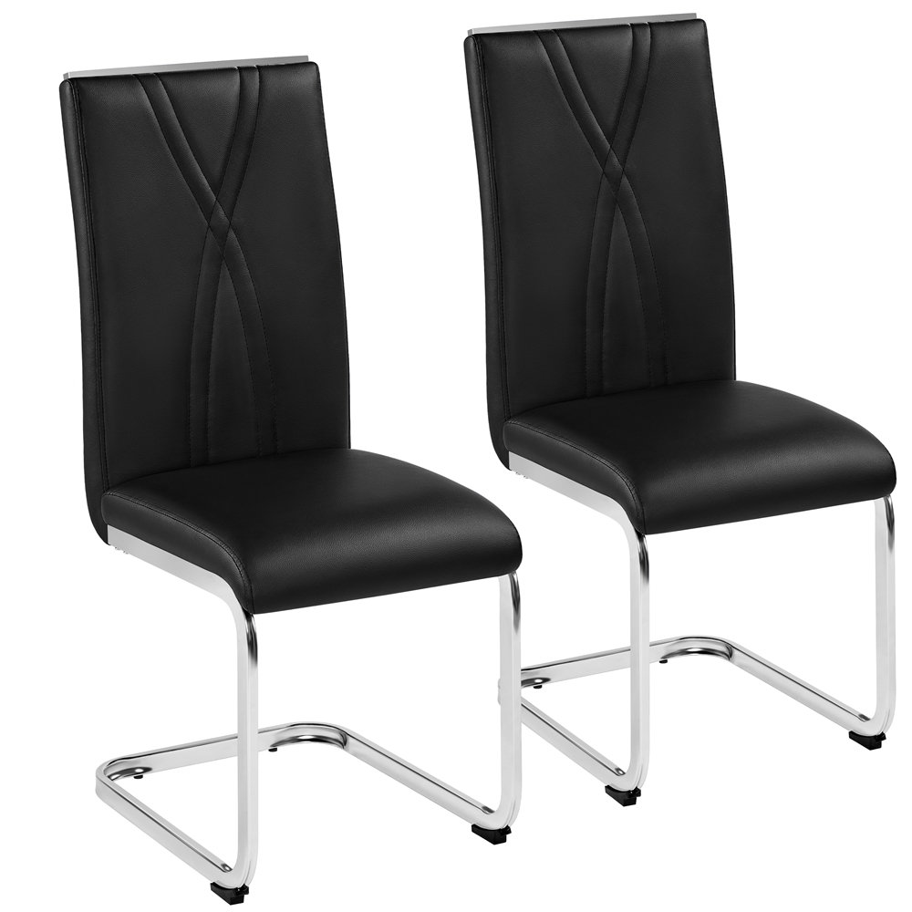 Cantilever best sale chair black