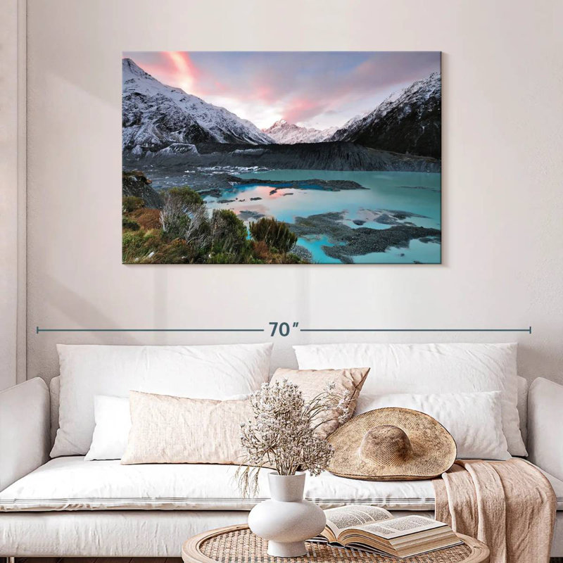 Marchelle Cook Aoraki Mountain Lake, 30" H x 45" W