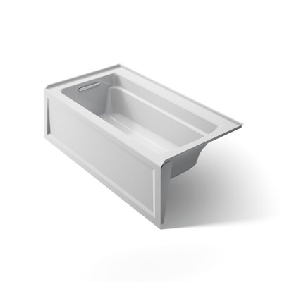 Archer® 60" x 32" Soaking Acrylic Bathtub with Heater