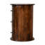 Commode tambour 3 tiroirs châtaignier