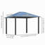 Pavillon de jardin extérieur, pavillon de jardin