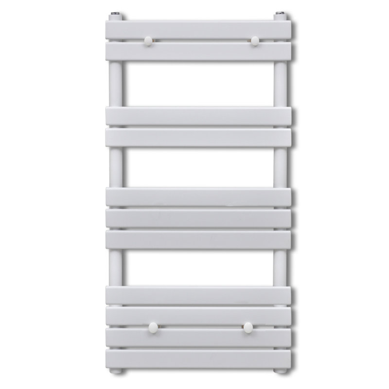 Wall-Mounted Warm Water Heated Towel Rail, 120 cm H x 60 cm W