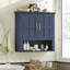 Armoire murale multifonctionnelle avec tablettes réglables-129946236