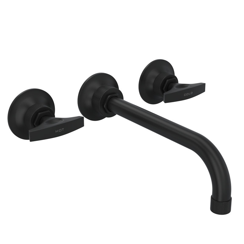 Graceline® Wall Mount Tub Filler, Matte Black