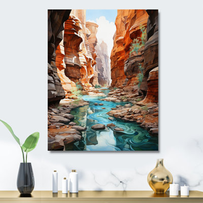 Canyon Canyon Endless Journey VII - Décoration murale en métal Canyon