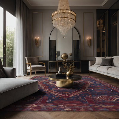 Tapis brun soyeux et moelleux