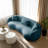 Yazgur Boneless 93.6" Curved Modern Upholstered Sofa-2139336430-2092739316