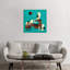 Greyhound Perch by Terry Runyan - Wrapped Canvas Giclee Art Print-41188024