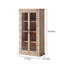 Bibliothèque en bois massif