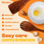 9 Pcs Wooden Cooking Utensil Set, Non-stick Heat Resistant, Environment-friendly, Dark Teak