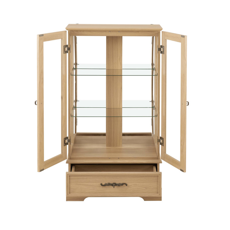 Armoire en verre, Chêne