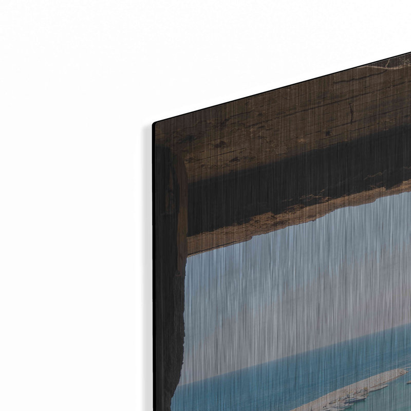 «Broken Sea View» par Roman Robroek, art mural en métal, H 24 po x l 24 po