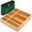 Luxury Bamboo Storage Box, Bin Set - Multi-Use Drawer Organizer (Set Of 8)