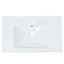 Ensemble de meuble-lavabo simple 29,5 po avec plateau en résine Vadhir-998753637
