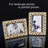 Checkboard Design Metal Picture Frame 4"x6"
