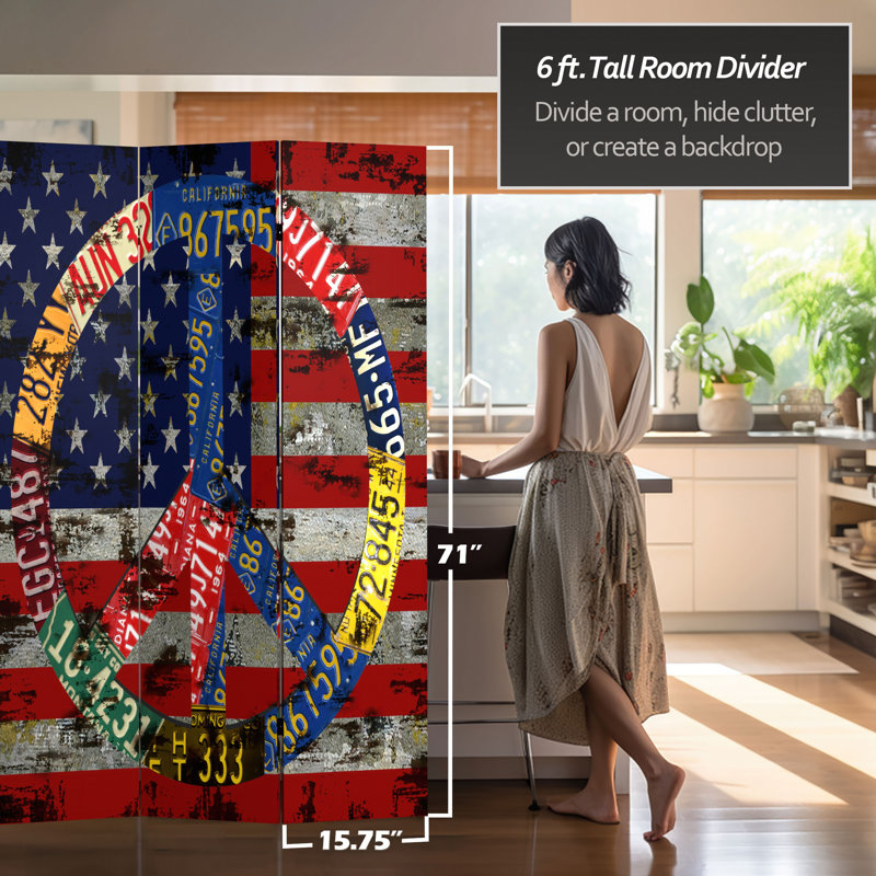 Cloison pliante en toile 71,25 po Americana