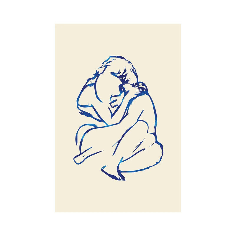 You Put Your Arms Around Me and I'm Home 1 Piece Wrapped Canvas Wall Art, 152.5 cm H x 101.5 cm W