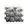 3D Arrowhead  Metal Mosaic Wall & Floor Tile
