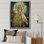 Retro Portrait White Owl Magic I - Animals Owl Wall Decor