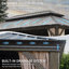 Pavillon de jardin d'extérieur en acier galvanisé avec double toit-106495718-106495719