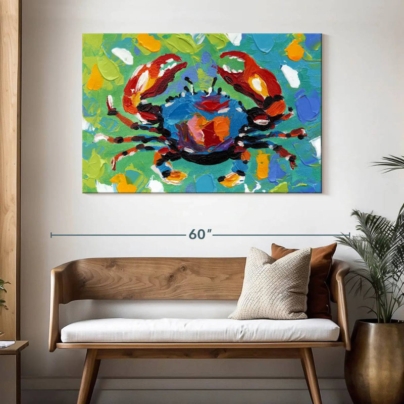 Crabe bord de mer Brampt I, H 32 po x l 48 po