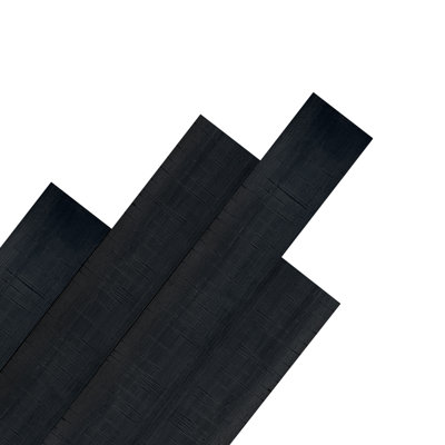 Planches murales en bois véritable Luxdecor - Planches à découper blanches 5 po - 10 pièces, 12,5 pieds carrés