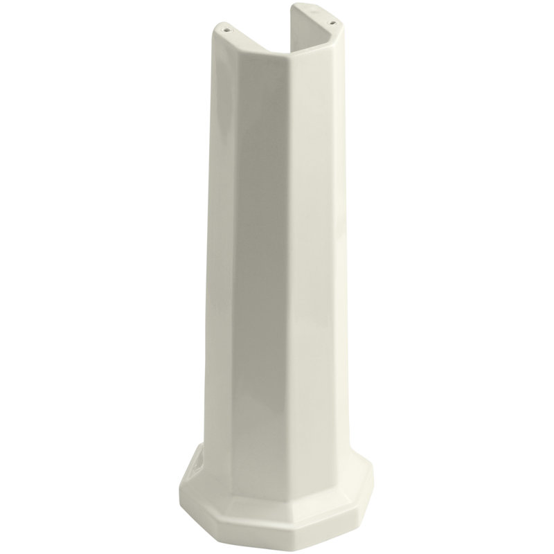 Kathryn Bathroom Sink Pedestal, Biscuit