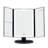 Hello Kitty Trifold LED Tri Tone Makeup Mirror with Magnification, Portable Lightweight Design-101635209