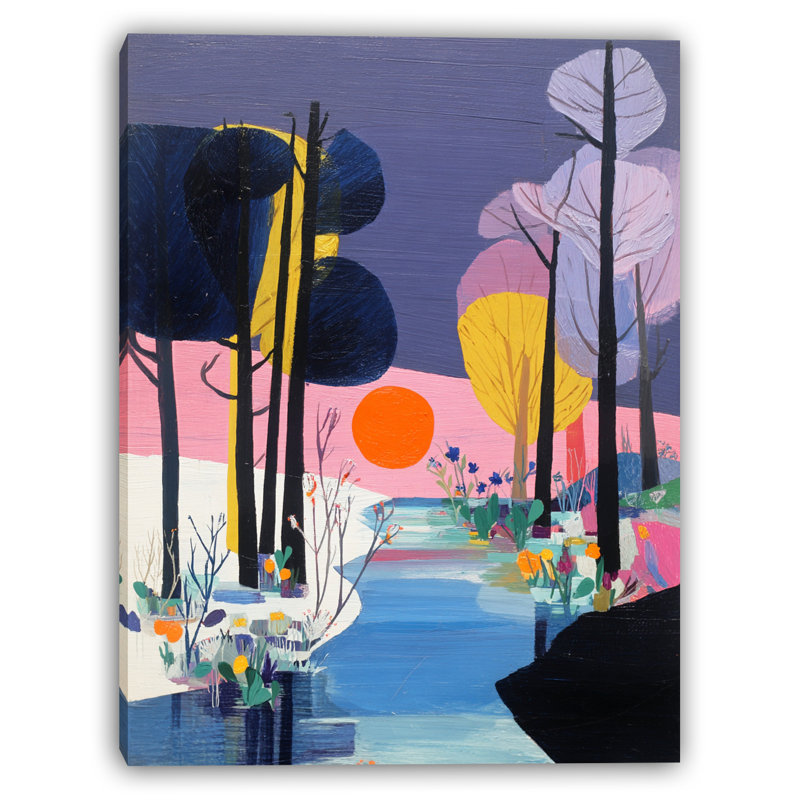 Art mural sur toile Twilight Stream