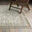 Tapis traditionnel ivoire / rouge à bordure Adela-1461748599