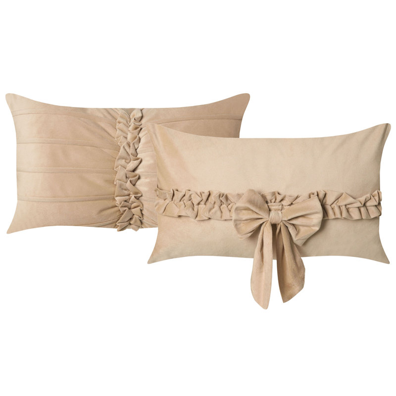 Beige Rectangular Cushion, Beige