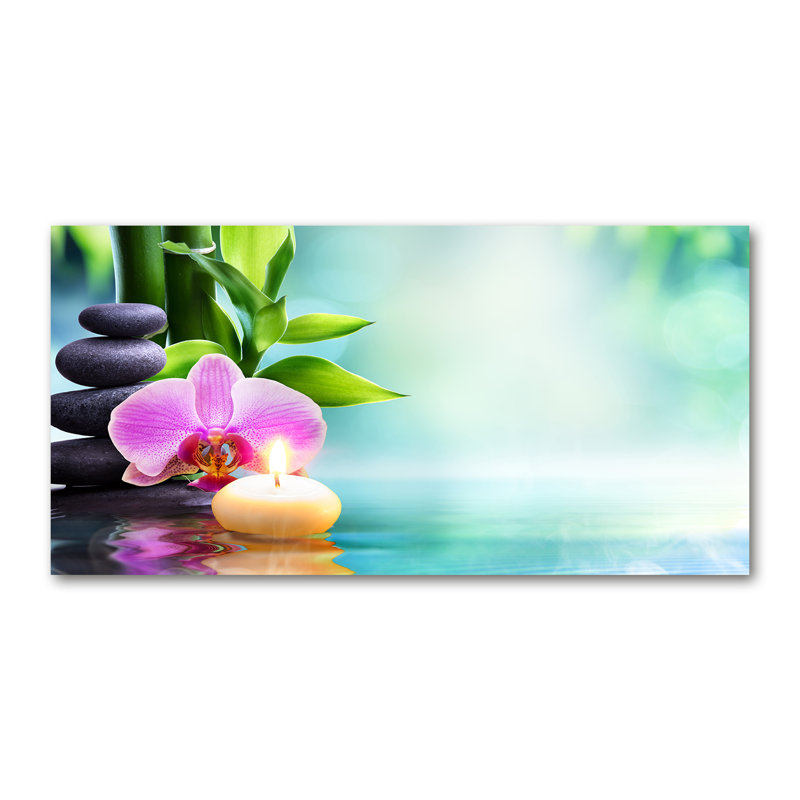 Orchid Bamboo - Wrapped Canvas Print