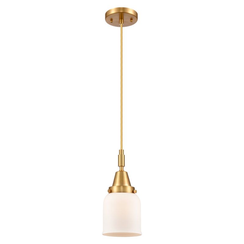 Downtown Urban - Caden Almitra - Mini-luminaire suspendu à cordon 1 lumière - Abat-jour, H 131,88 po x l 5 po x P 5 po